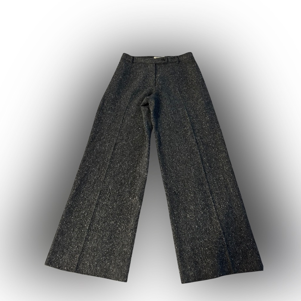 Bensussan Milano Tweed Black and Gray Trousers